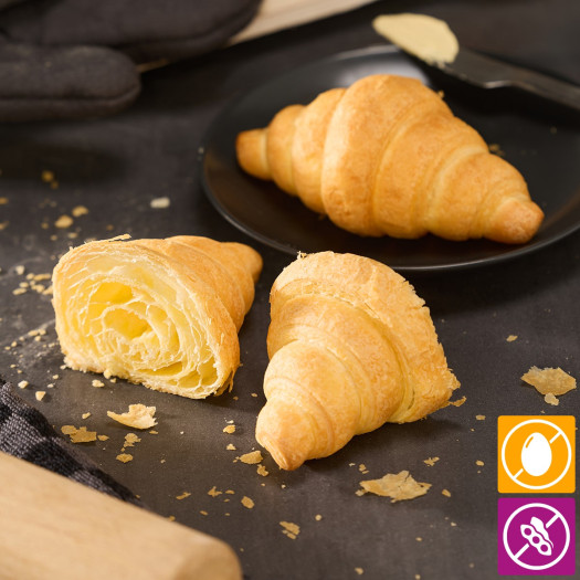 Croissants au beurre sans gluten 2x75g (à cuire)