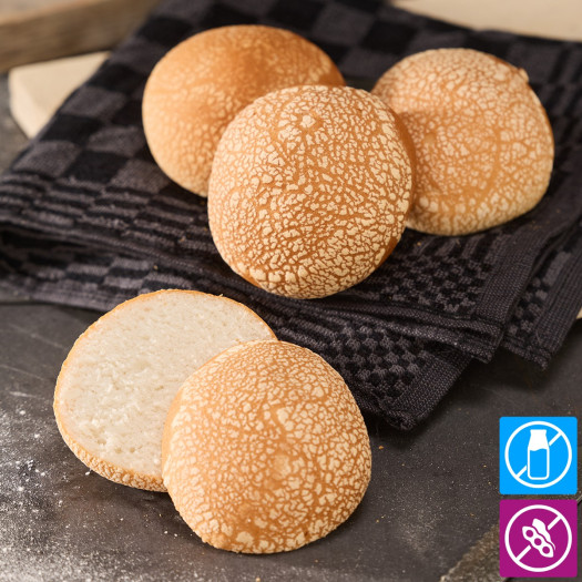 Petits pains tigrés blancs sans gluten